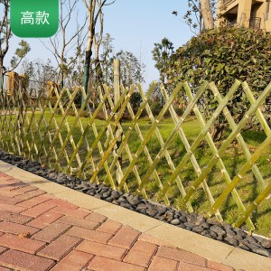 竹篱笆花架围栏栅栏庭院装饰防腐花园护栏菜园竹子伸缩爬藤架包邮