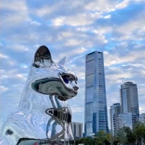 不锈钢抽象雕塑